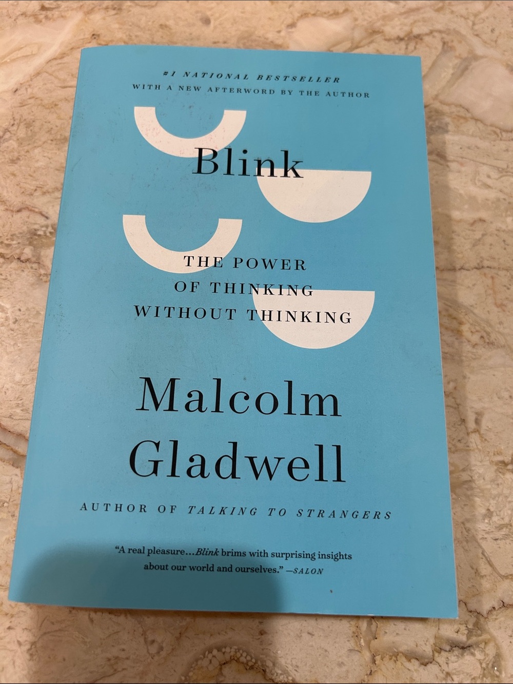 Blink by Malcolm Gladwell - Light Blue Paperback